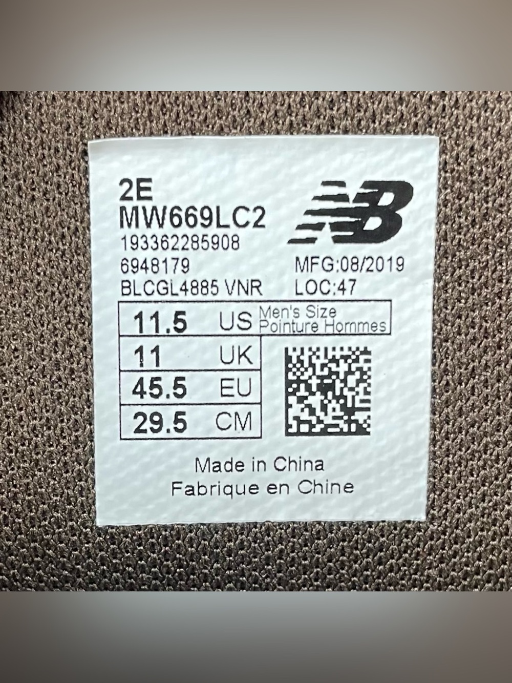 New Balance 669v2 Men's Size 11.5 2E Wide Brown Hiking Walking Sneakers MW669LC2 - Picture 2 of 16